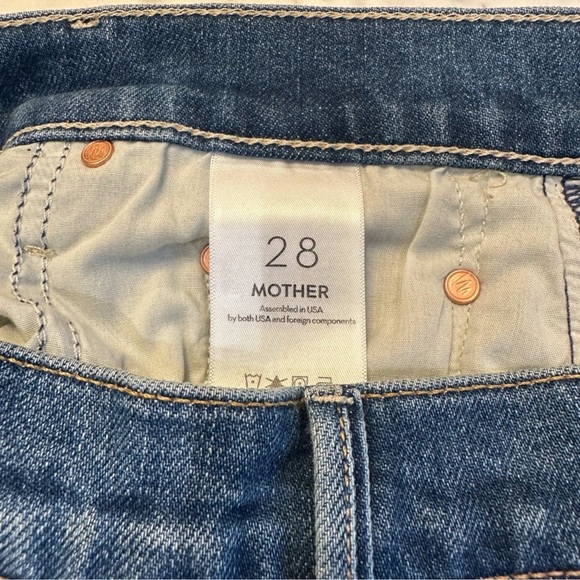 Lil Mother Full-pipe flood jeans NWOT - Picture 7 of 9